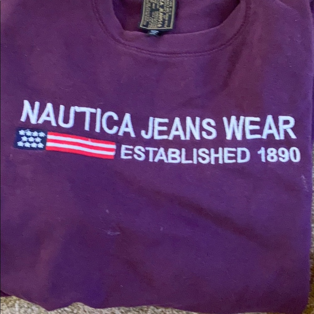Nautica Jeans Wear Crew Neck
